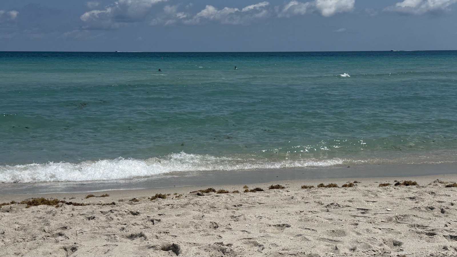 Hollywood Beach shoreline Atlantic Ocean and sky Broward County Florida
