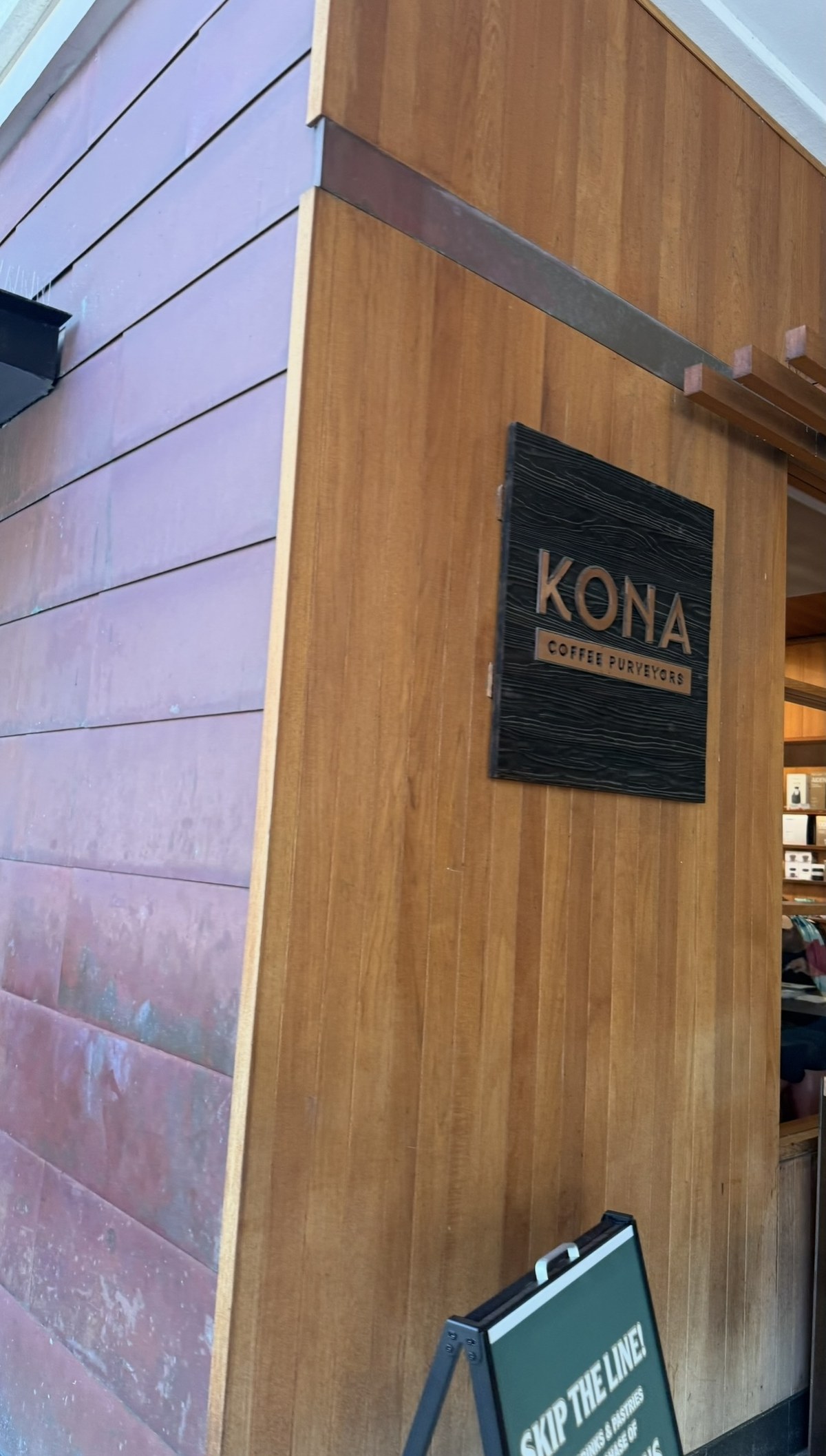Kona Coffee Purveyors storefront in International Market Place
