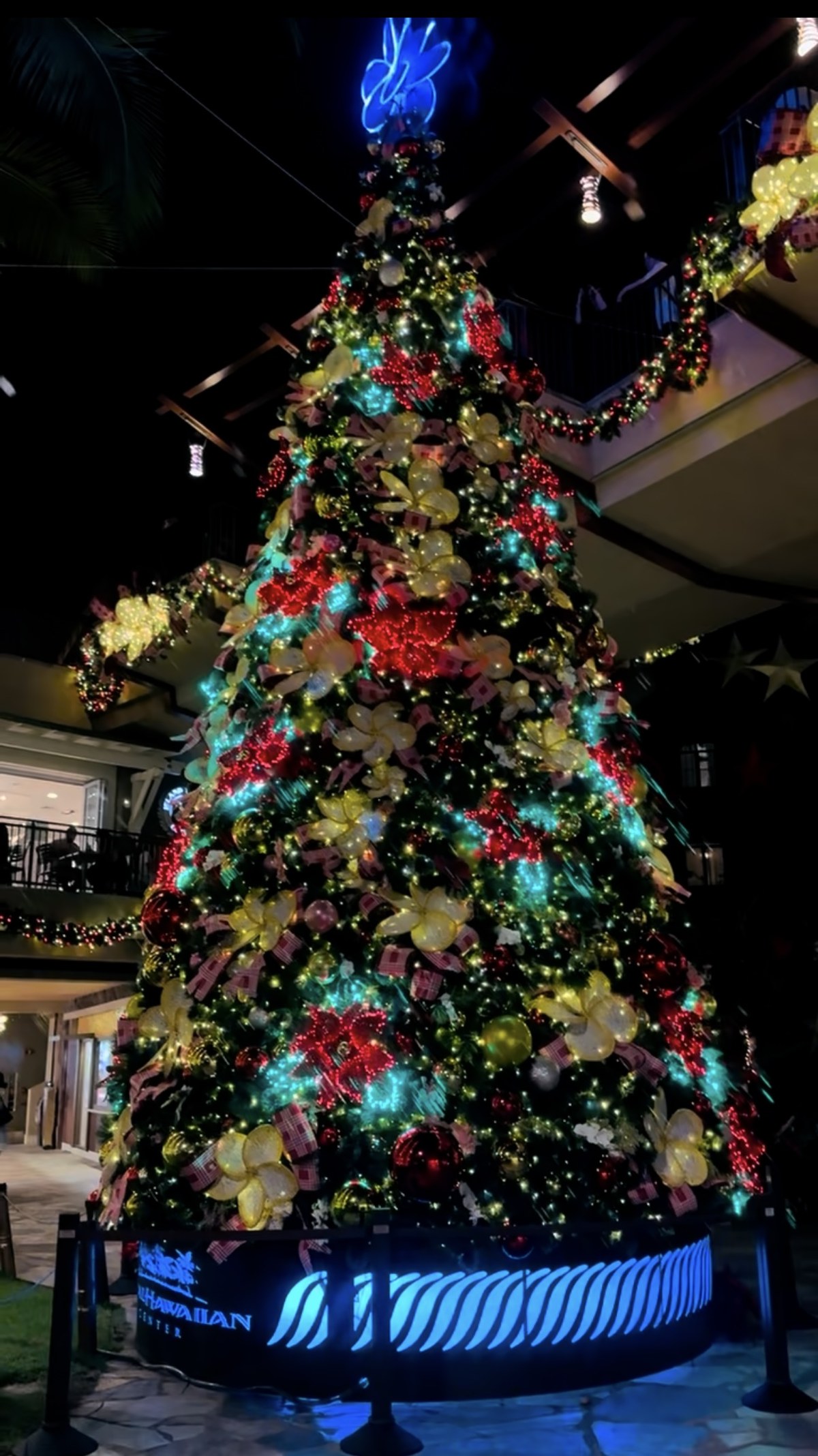 Royal Hawaiian Center during the holidays